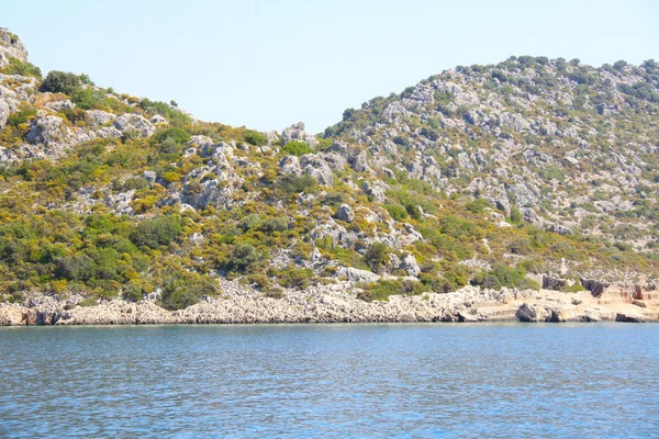 Πέτρας και της θάλασσας στην Τουρκία — Φωτογραφία Αρχείου