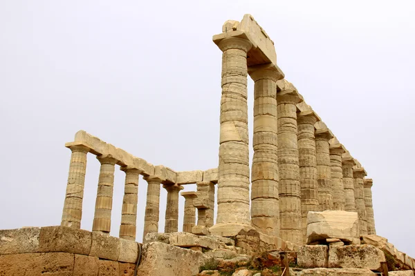 Il Tempio di Poseidone a Sounion Grecia — Foto Stock