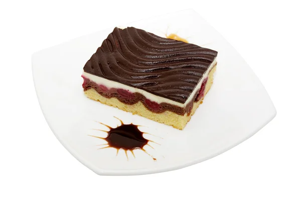 Gâteau aux framboises — Photo