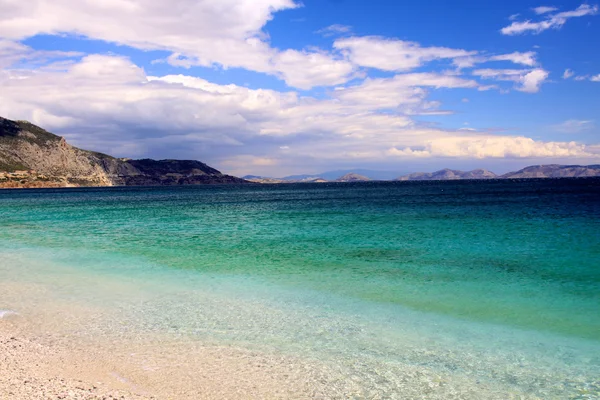 सुंदर ग्रीक लँडस्केप समुद्र — स्टॉक फोटो, इमेज