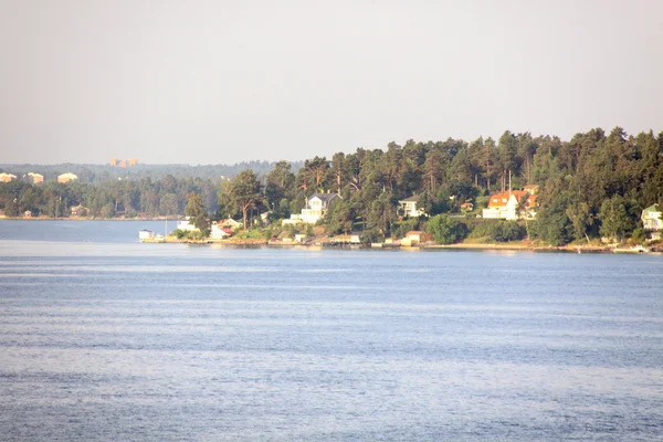 Samotna wyspa w Szwecji, archipelag — Zdjęcie stockowe