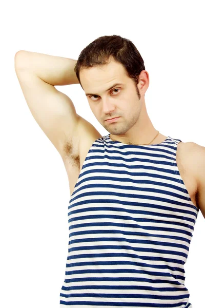 Handsome muscular guy — Stock Photo, Image