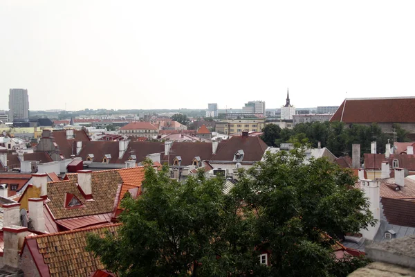 Widok na stare miasto w Tallinie, estonia — Zdjęcie stockowe
