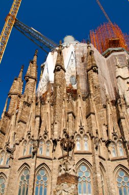 Barcelona, İspanya - 23 Mayıs: la sagrada familia - etkileyici c