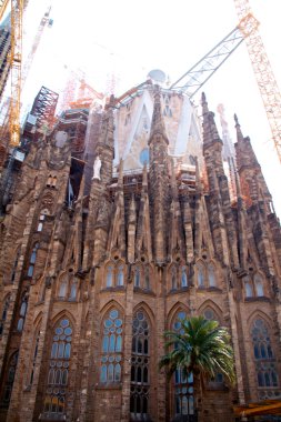 Barcelona, İspanya - 23 Mayıs: la sagrada familia - etkileyici c