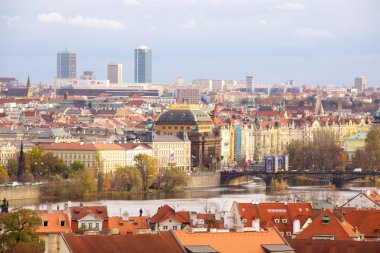 eski Prag şehir manzaralı