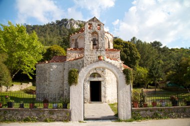 Rodos, Yunanistan, geleneksel Yunan Ortodoks çelenk