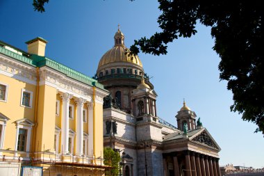 Saint-petersburg, Rusya Federasyonu. st.isaac's Katedrali'nin kubbesi