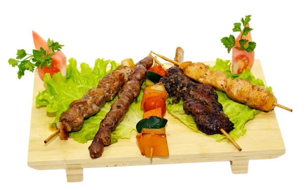 烧烤-日本传统食品μπάρμπεκιου - Ιαπωνία παράδοση τροφίμων — Φωτογραφία Αρχείου