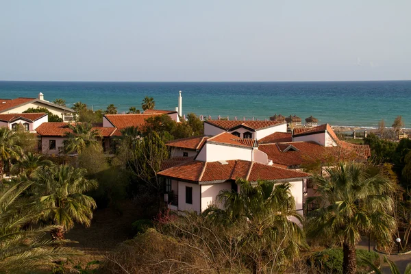 Residenze di lusso lungo il Mar Mediterraneo in Turchia — Foto Stock