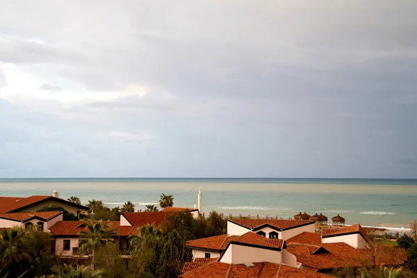 Luxe residenties langs de Middellandse Zee in Turkije — Stockfoto