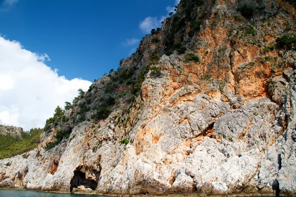 Stock image Rock and Mediterranean sea in Turkey