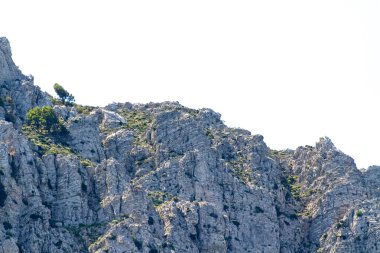 yüksek dağ ve kayalar Yunanistan Rodos