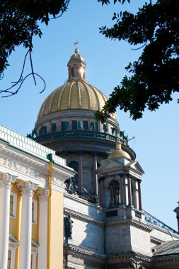 Saint-petersburg, Rusya Federasyonu. st.isaac's Katedrali'nin kubbesi