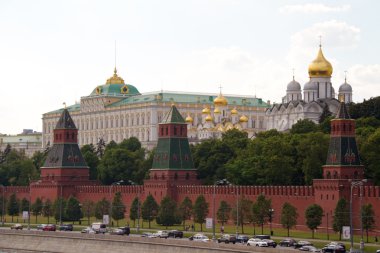 Moskova kremlin duvarı