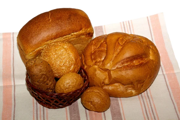 Fırında ekmek çeşitleri. — Stok fotoğraf