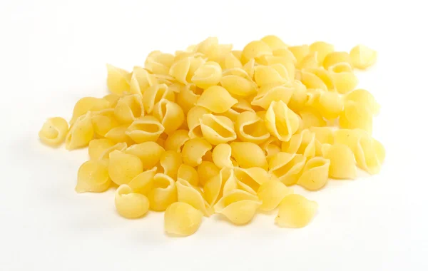 stock image Dried italian pasta on white background