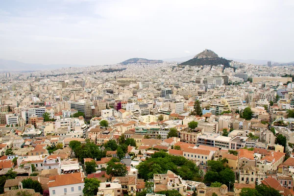 Widok na Ateny — Zdjęcie stockowe