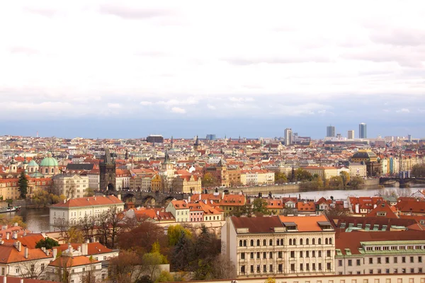 Eski Prag şehir manzaralı — Stok fotoğraf