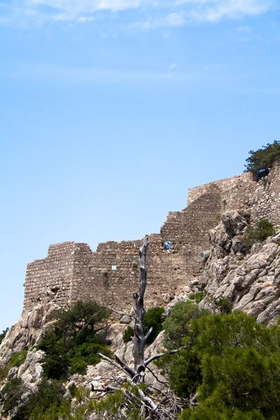 stock image Ancient ruins on Rhodes island, Greece