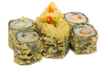 Japan trditional food - roll clipart