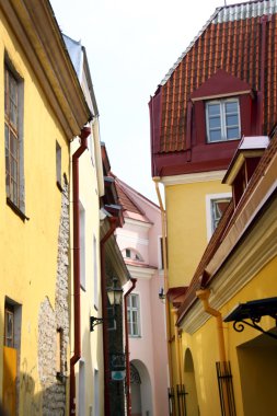 Tallinn, Estonya 'daki eski evler
