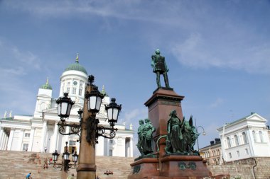 Tuomiokirkko Katedrali helsinki. Finlandiya