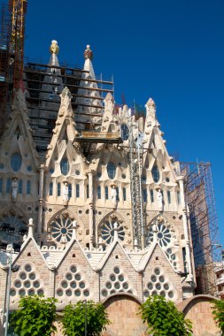 Barcelona, İspanya - 23 Mayıs: la sagrada familia - etkileyici c