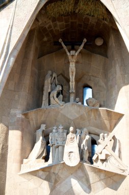 Barcelona, İspanya - 23 Mayıs: la sagrada familia - etkileyici c