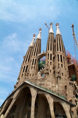 Barcelona, İspanya - 23 Mayıs: la sagrada familia - etkileyici c