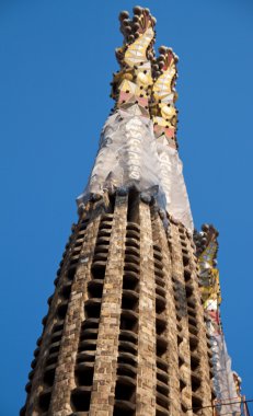 Barcelona, İspanya - 23 Mayıs: la sagrada familia - etkileyici c