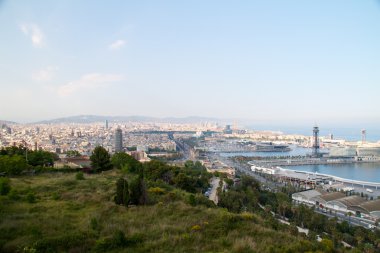 Barcelona - 27 Mayıs: sagrada Familia antoni havadan görünümü