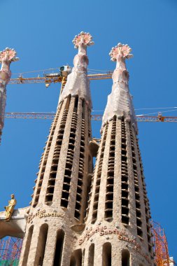 Barcelona, İspanya - 23 Mayıs: la sagrada familia - etkileyici c