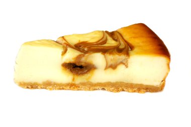 beyaz izole cheesecake