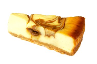 beyaz izole cheesecake