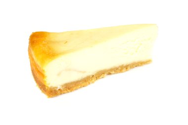 beyaz izole cheesecake