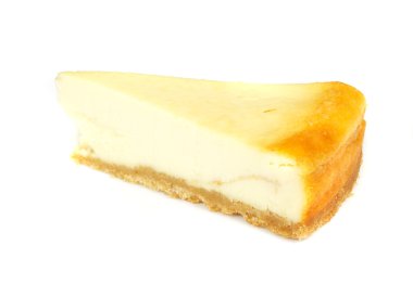 beyaz izole cheesecake