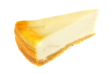 beyaz izole cheesecake