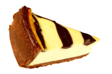 beyaz izole cheesecake