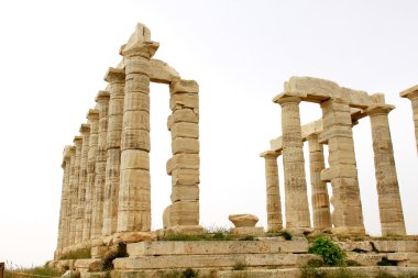 poseidon Tapınağı, Atina, Yunanistan yakınındaki cape sounion