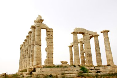 poseidon Tapınağı, Atina, Yunanistan yakınındaki cape sounion