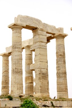 poseidon Tapınağı, Atina, Yunanistan yakınındaki cape sounion