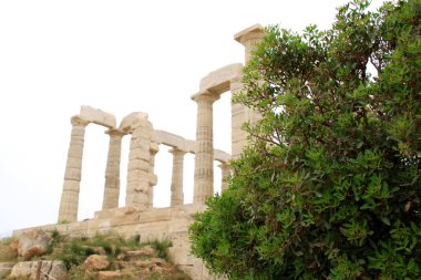 poseidon Tapınağı, Atina, Yunanistan yakınındaki cape sounion