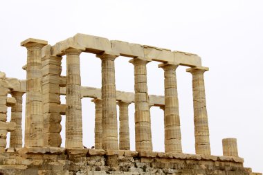 poseidon Tapınağı, Atina, Yunanistan yakınındaki cape sounion