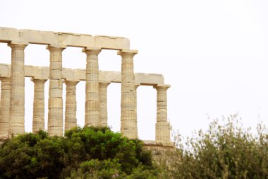 poseidon Tapınağı, Atina, Yunanistan yakınındaki cape sounion