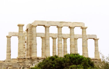 poseidon Tapınağı, Atina, Yunanistan yakınındaki cape sounion