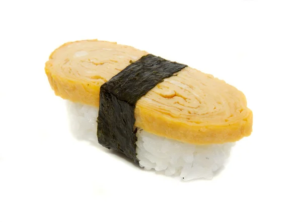 Aptitretande sushi isolerat på den vita bakgrunden — Stockfoto