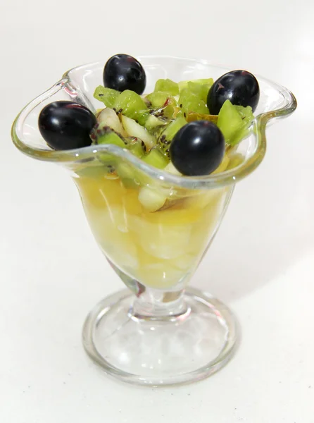 stock image Ice cream with fruits