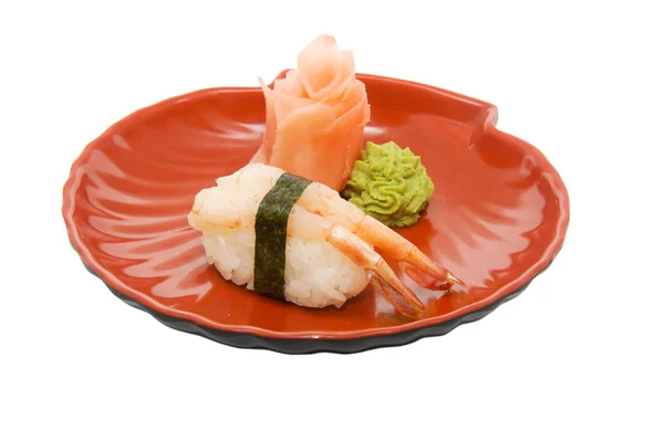 stock image Appetizing sushi isolated on the white background