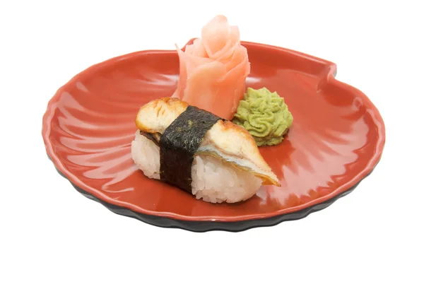 Chutné sushi izolovaných na bílém pozadí — Stock fotografie